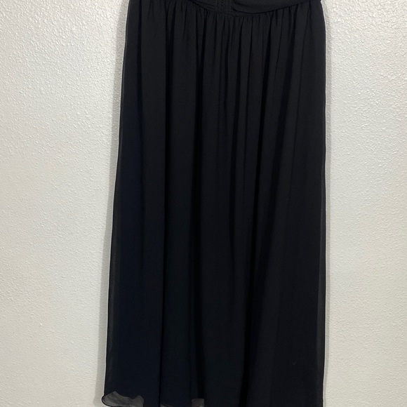 Aritzia Elegant Black Midi Dress Size 8 - Picture 7 of 16